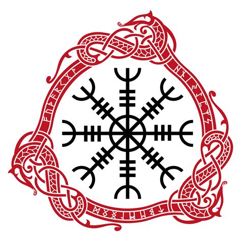 Viking rune design ink